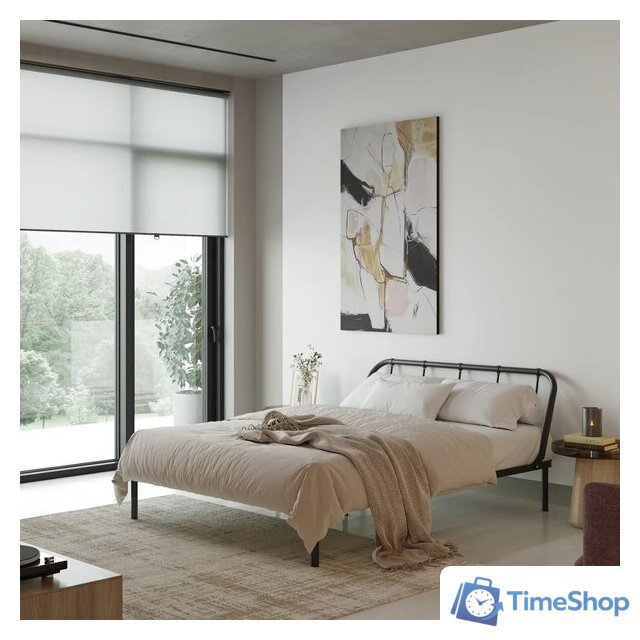 Кровать Домаклево Мира 140x200 (черный) - Изображение №4 — Интернет-магазин Time-Shop