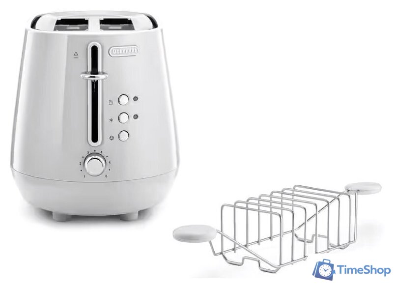 Тостер DeLonghi Eclettica Whimsical CTY2103.W - Изображение №1 — Интернет-магазин Time-Shop