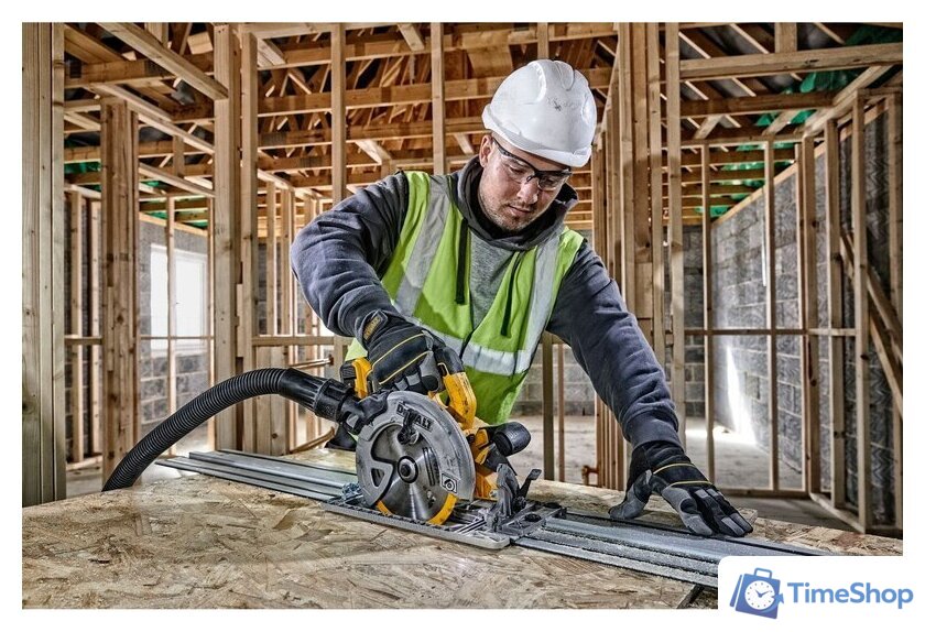 Дисковая (циркулярная) пила DeWalt DCS572P2 (с 2-мя АКБ) - Изображение №8 — Интернет-магазин Time-Shop