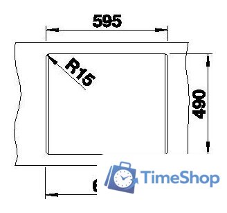 Кухонная мойка Blanco Naya 6 527311 (вулканический серый) - Изображение №5 — Интернет-магазин Time-Shop