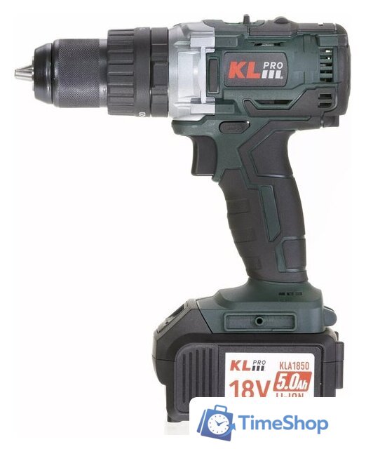 Ударная дрель-шуруповерт KLPRO KLDM18B-50 (с 2-мя АКБ, кейс) - Изображение №3 — Интернет-магазин Time-Shop