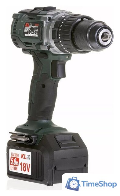 Ударная дрель-шуруповерт KLPRO KLDM18B-50 (с 2-мя АКБ, кейс) - Изображение №6 — Интернет-магазин Time-Shop