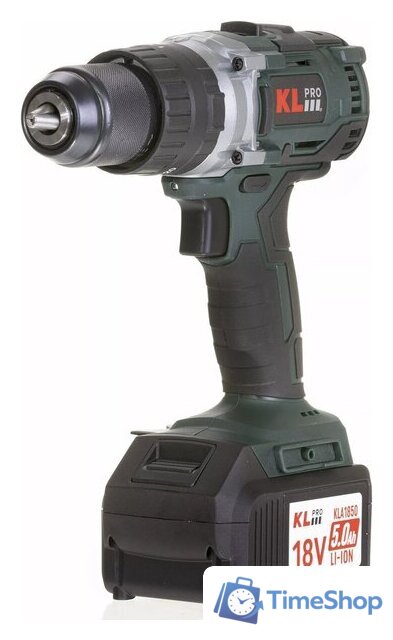 Ударная дрель-шуруповерт KLPRO KLDM18B-50 (с 2-мя АКБ, кейс) - Изображение №4 — Интернет-магазин Time-Shop