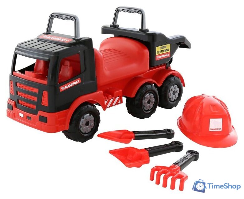 Каталка Полесье 200-02 Mammoet+каска+совок+грабли+лопата [57082] - Изображение №1 — Интернет-магазин Time-Shop
