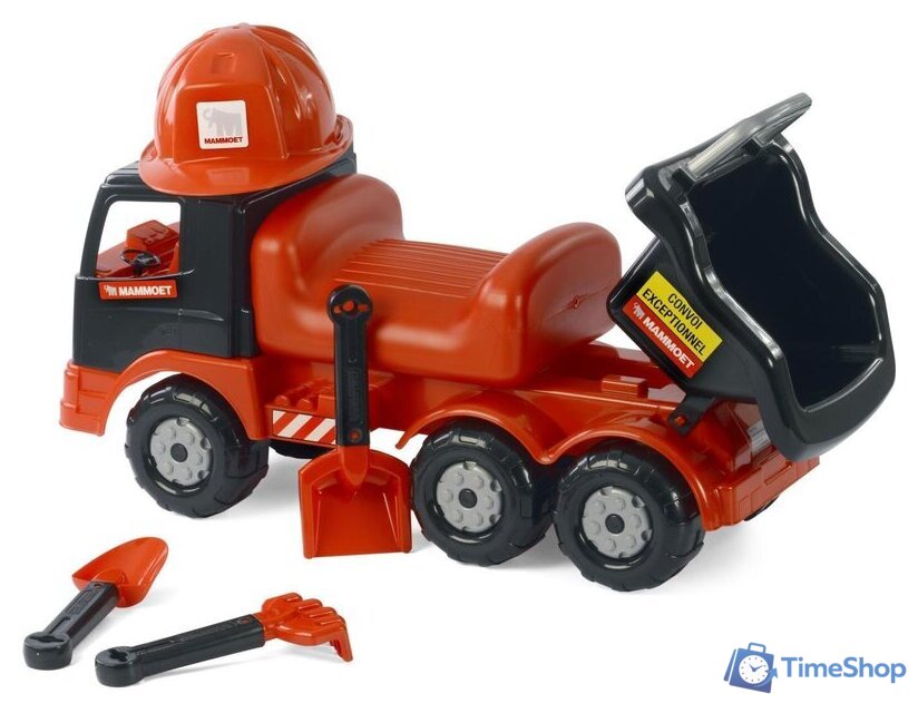 Каталка Полесье 200-02 Mammoet+каска+совок+грабли+лопата [57082] - Изображение №3 — Интернет-магазин Time-Shop