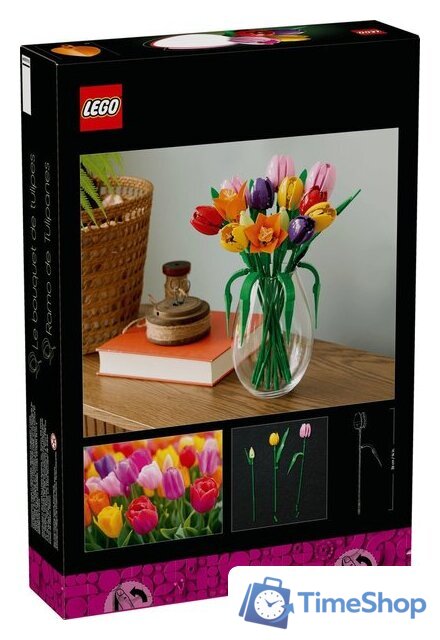 Конструктор LEGO The Botanical Collection 11501 Букет Тюльпанов - Изображение №13 — Интернет-магазин Time-Shop