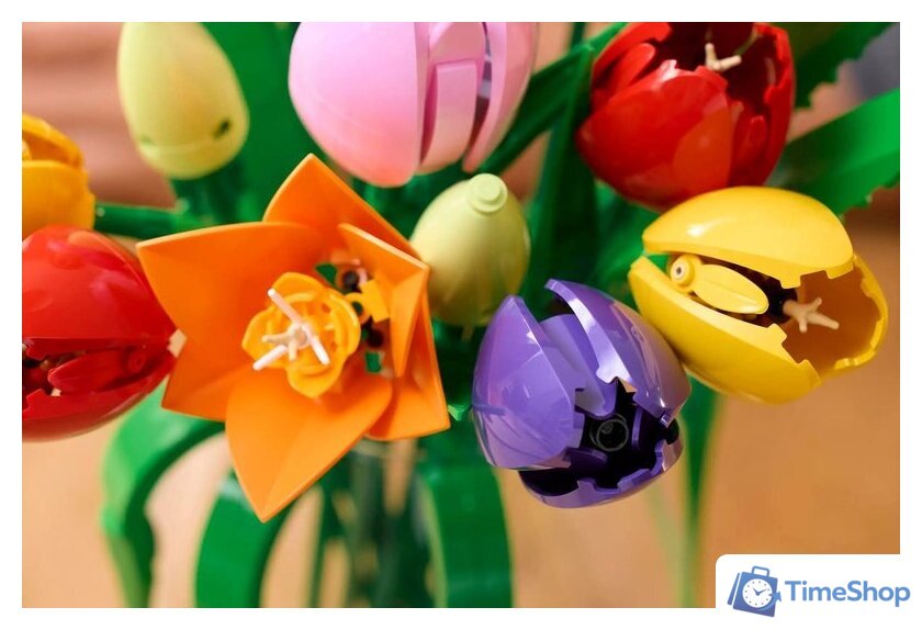 Конструктор LEGO The Botanical Collection 11501 Букет Тюльпанов - Изображение №10 — Интернет-магазин Time-Shop