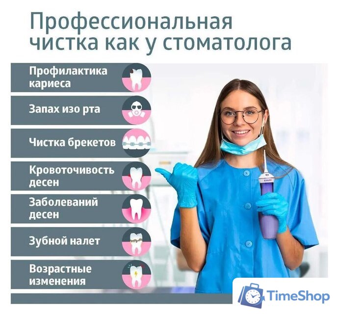 Ирригатор  B.Well TH-917 - Изображение №6 — Интернет-магазин Time-Shop