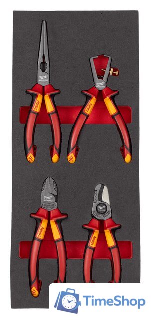 Набор пассатижей Milwaukee 4932493250 (4 предмета) - Изображение №1 — Интернет-магазин Time-Shop