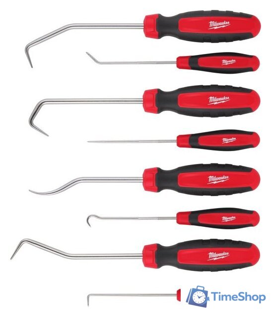 Набор крюков  Milwaukee 4932480569 (8 предметов) - Изображение №1 — Интернет-магазин Time-Shop