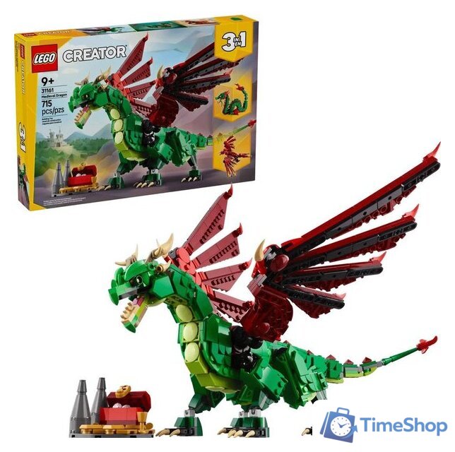 Конструктор LEGO Creator 3 в 1 31161 Средневековый дракон 3 в 1 - Изображение №1 — Интернет-магазин Time-Shop