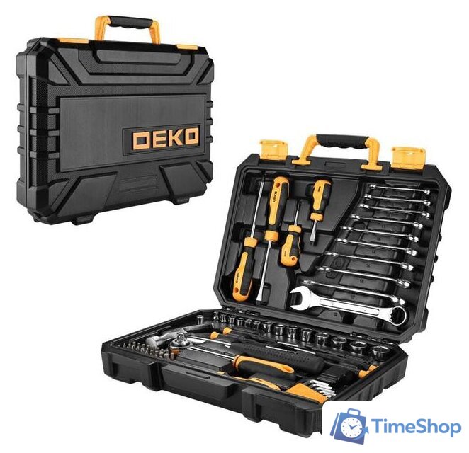 Универсальный набор инструментов Deko DKMT74 (74 предмета) - Изображение №2 — Интернет-магазин Time-Shop