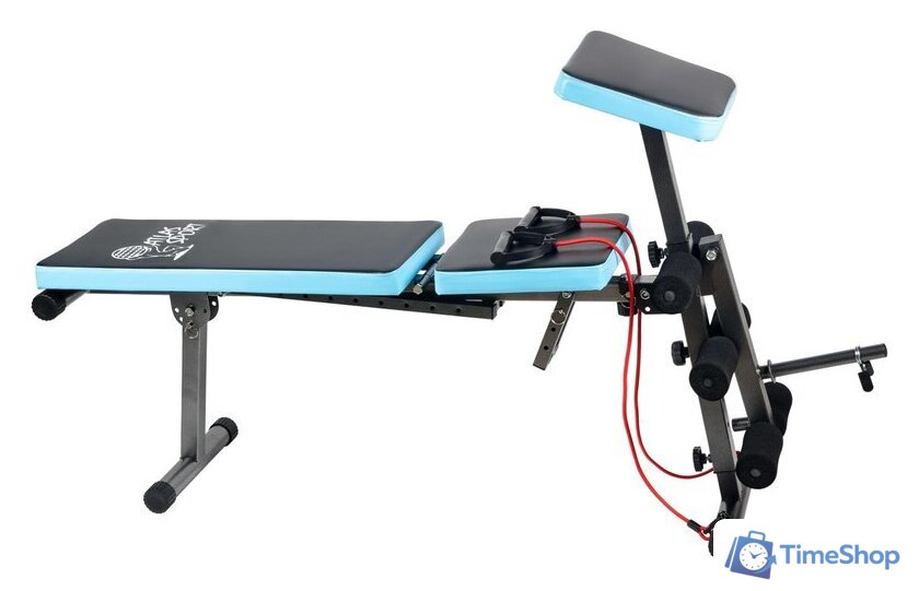 Силовая скамья Atlas Sport AS-03 Pro с партой (черный/синий) - Изображение №5 — Интернет-магазин Time-Shop