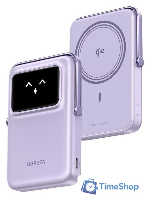 Внешний аккумулятор Ugreen PB764 10000mAh (сиреневый) - Изображение №1 — Интернет-магазин Time-Shop