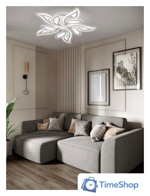 Припотолочная люстра Aitin Pro N5236/5 (белый) - Изображение №2 — Интернет-магазин Time-Shop