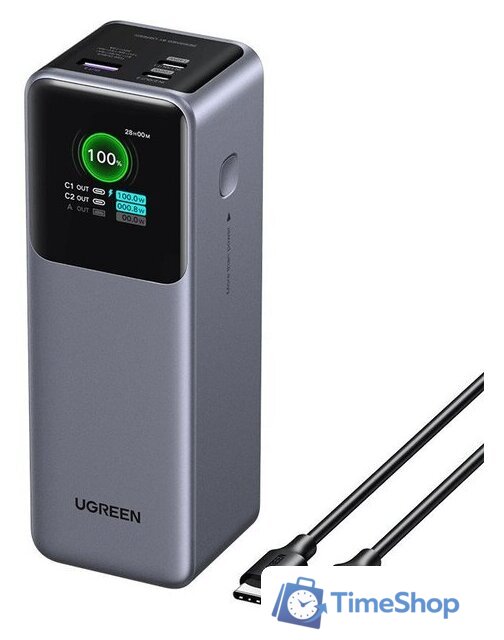 Внешний аккумулятор Ugreen PB722 25000mAh (серый) - Изображение №1 — Интернет-магазин Time-Shop