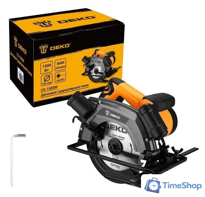 Дисковая (циркулярная) пила Deko CS-1500W 084-1150 - Изображение №1 — Интернет-магазин Time-Shop