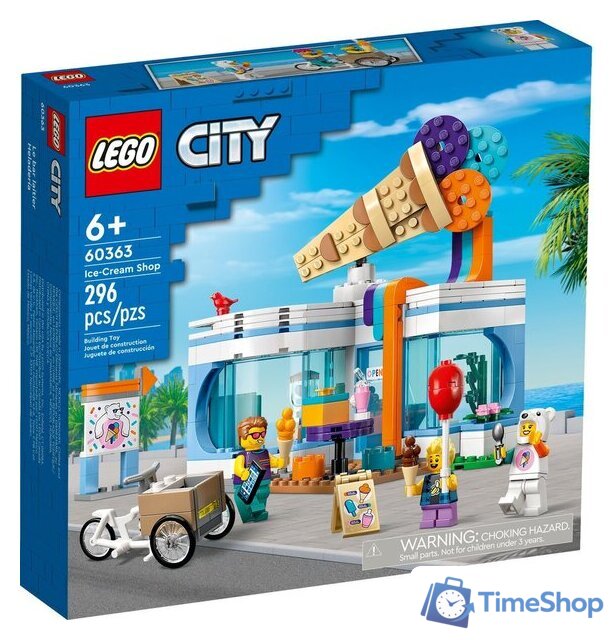 Конструктор LEGO City 60363 Магазин мороженого - Изображение №1 — Интернет-магазин Time-Shop