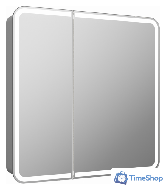 Континент Шкаф с зеркалом Elliott Led 80x80 (с датчиком движения) - Изображение №1 — Интернет-магазин Time-Shop