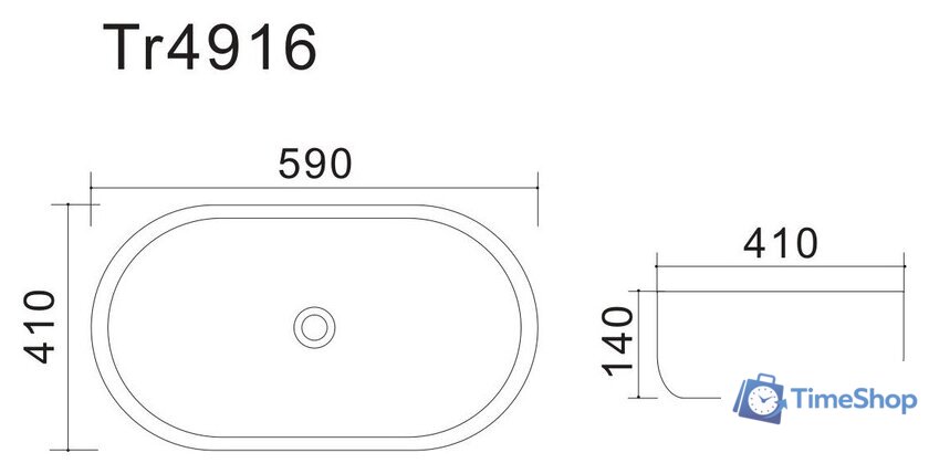 Умывальник Uptrend Venus (глянцевый белый) - Изображение №12 — Интернет-магазин Time-Shop