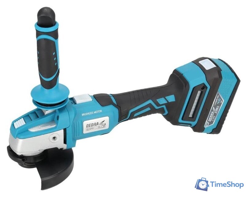 Угловая шлифмашина Dedra DED7030A10 (с 2-мя АКБ, кейс) - Изображение №8 — Интернет-магазин Time-Shop