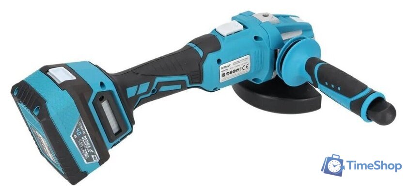 Угловая шлифмашина Dedra DED7030A10 (с 2-мя АКБ, кейс) - Изображение №4 — Интернет-магазин Time-Shop