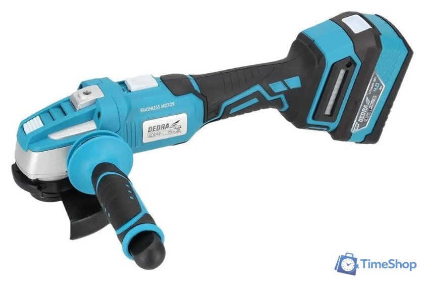 Угловая шлифмашина Dedra DED7030A10 (с 2-мя АКБ, кейс) - Изображение №2 — Интернет-магазин Time-Shop