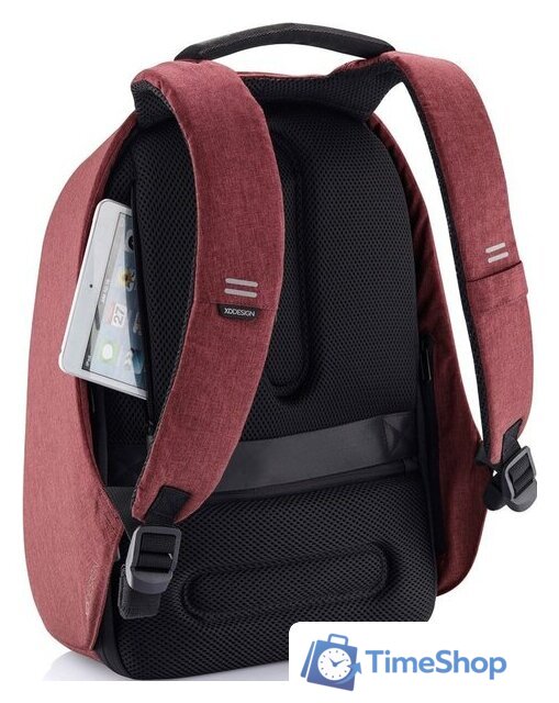 Городской рюкзак XD Design Bobby Hero Regular (красный) - Изображение №7 — Интернет-магазин Time-Shop