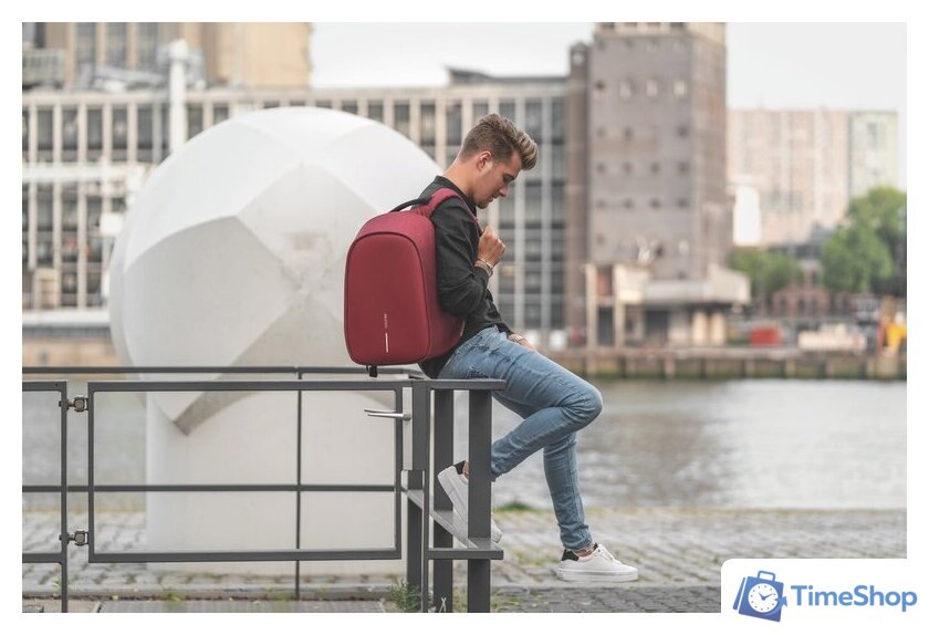 Городской рюкзак XD Design Bobby Hero Regular (красный) - Изображение №43 — Интернет-магазин Time-Shop