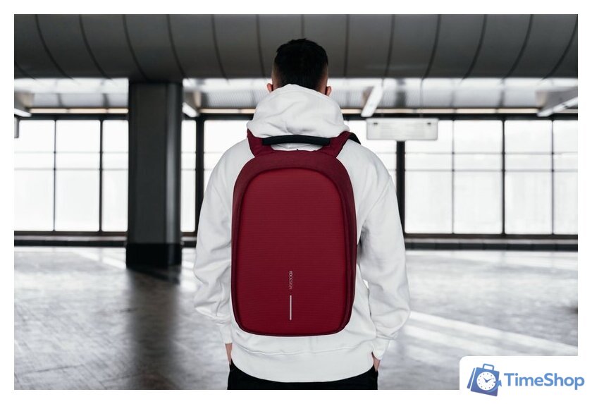 Городской рюкзак XD Design Bobby Hero Regular (красный) - Изображение №22 — Интернет-магазин Time-Shop