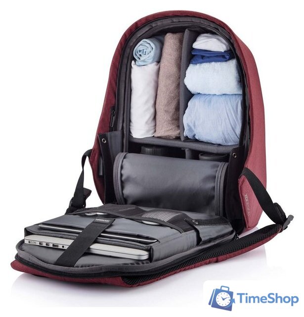 Городской рюкзак XD Design Bobby Hero Regular (красный) - Изображение №14 — Интернет-магазин Time-Shop