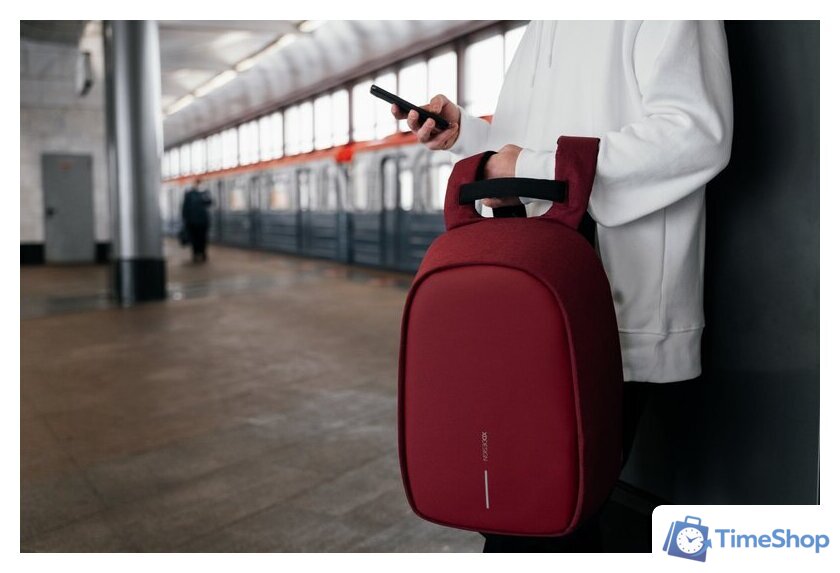 Городской рюкзак XD Design Bobby Hero Regular (красный) - Изображение №30 — Интернет-магазин Time-Shop
