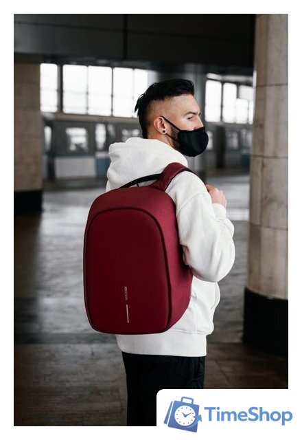 Городской рюкзак XD Design Bobby Hero Regular (красный) - Изображение №36 — Интернет-магазин Time-Shop