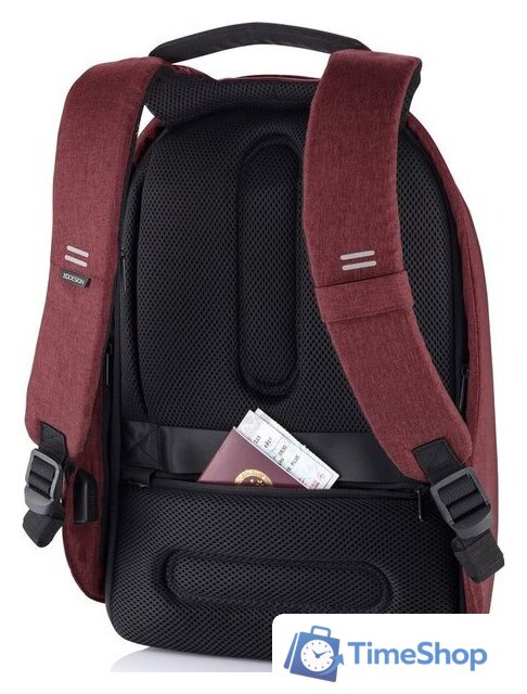 Городской рюкзак XD Design Bobby Hero Regular (красный) - Изображение №8 — Интернет-магазин Time-Shop