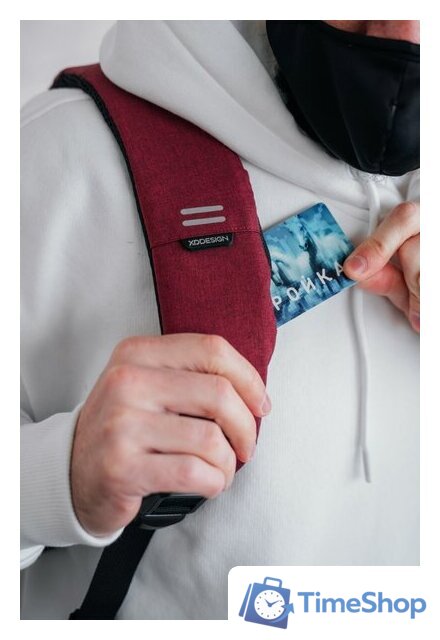 Городской рюкзак XD Design Bobby Hero Regular (красный) - Изображение №41 — Интернет-магазин Time-Shop