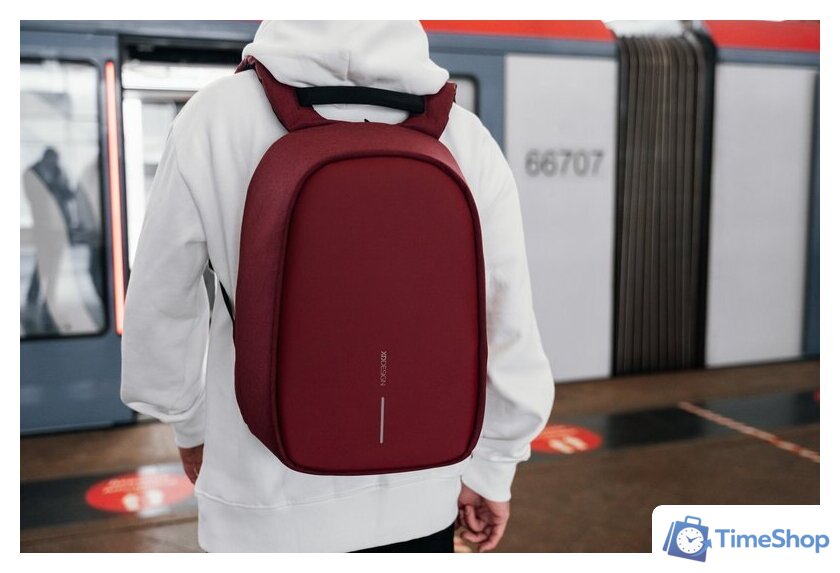 Городской рюкзак XD Design Bobby Hero Regular (красный) - Изображение №26 — Интернет-магазин Time-Shop