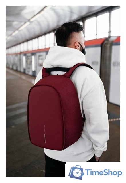 Городской рюкзак XD Design Bobby Hero Regular (красный) - Изображение №28 — Интернет-магазин Time-Shop