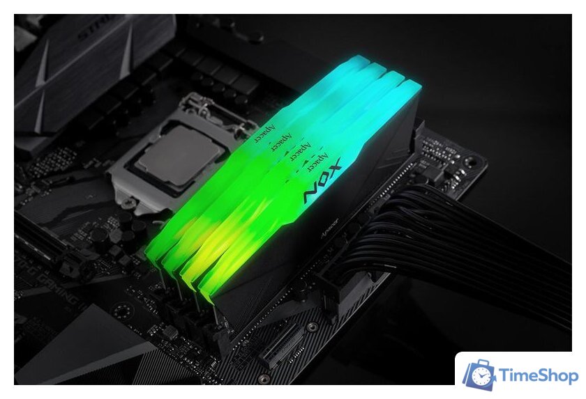 Оперативная память Apacer NOX RGB 2x8ГБ DDR4 3600МГц AH4U16G36C25YNBAA-2 - Изображение №2 — Интернет-магазин Time-Shop