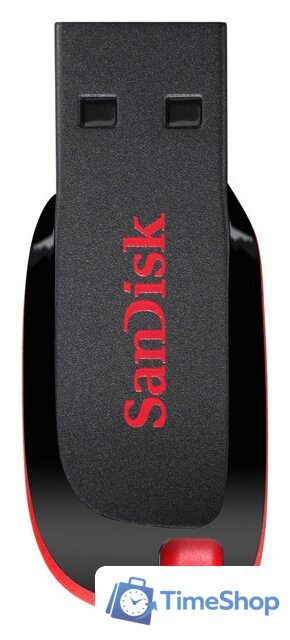 USB Flash SanDisk Cruzer Blade Black 64GB (SDCZ50-064G-B35) - Изображение №1 — Интернет-магазин Time-Shop