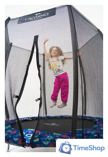 Батут Calviano Outside Master Smile 183 см - 6ft (внешняя сетка, без лестницы) - Изображение №9 — Интернет-магазин Time-Shop
