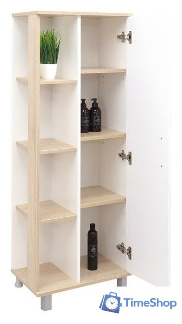  Doratiz Шкаф-полупенал Гавайи 50 R 2712.301 (дуб сонома/белый) - Изображение №5 — Интернет-магазин Time-Shop