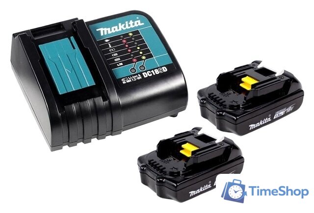 Аккумулятор с зарядным устройством Makita BL1815N + DC18SD (18В/1.5 а*ч + 7.2-18В) - Изображение №1 — Интернет-магазин Time-Shop