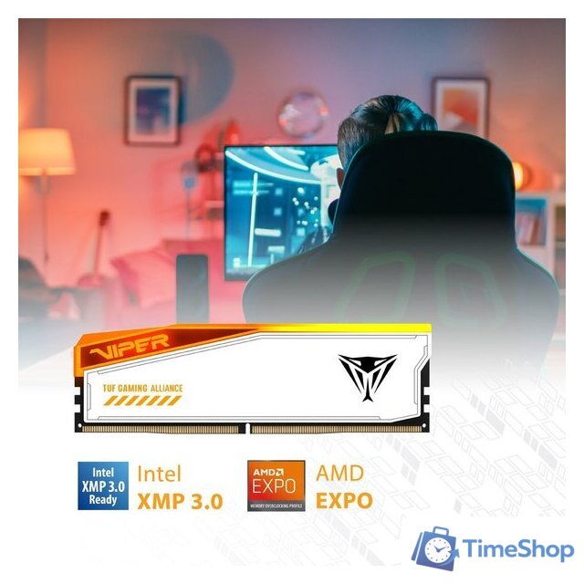 Оперативная память Patriot Viper Elite 5 RGB TUF Gaming Alliance 2x16ГБ DDR5 6000 МГц PVER532G60C36KT - Изображение №13 — Интернет-магазин Time-Shop