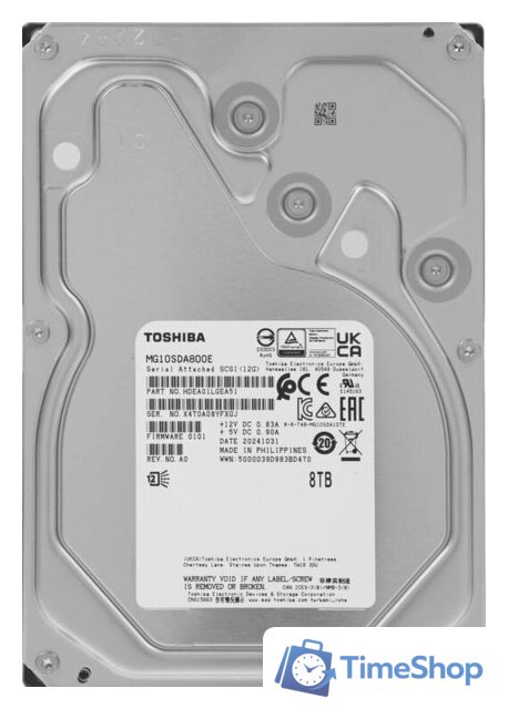 Жесткий диск Toshiba MG Series 8TB MG10SDA800E - Изображение №1 — Интернет-магазин Time-Shop