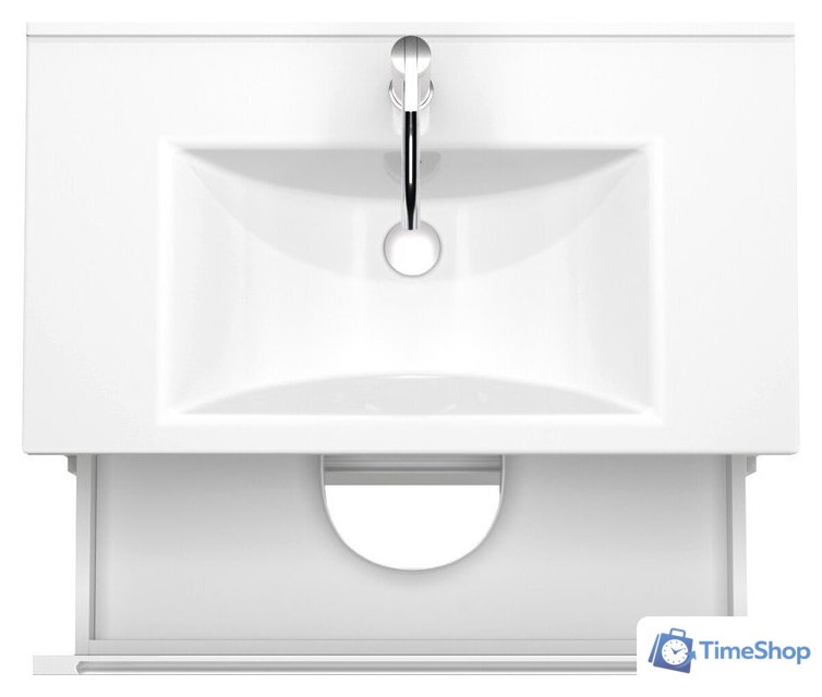  ЗОВ Тумба с умывальником Дион 80 D80LWP0M9003MKV5-OL80 (белый матовый) - Изображение №2 — Интернет-магазин Time-Shop