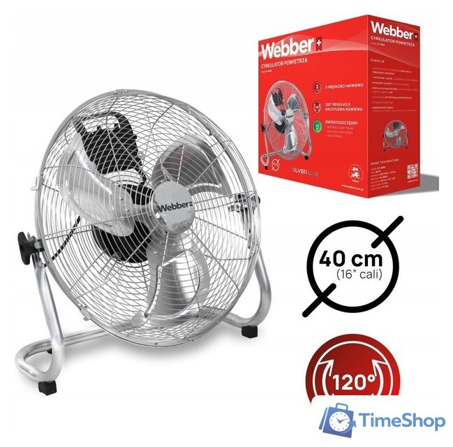 Вентилятор Webber FF-400A - Изображение №6 — Интернет-магазин Time-Shop