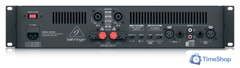 Усилитель мощности Behringer KM750 - Изображение №5 — Интернет-магазин Time-Shop