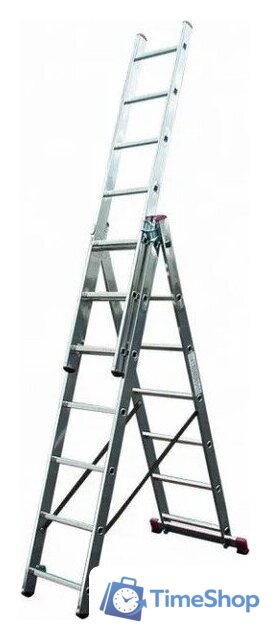 Лестница-трансформер Krause Трехсекционная универсальная лестница CARDA+ 3х11 - Изображение №1 — Интернет-магазин Time-Shop