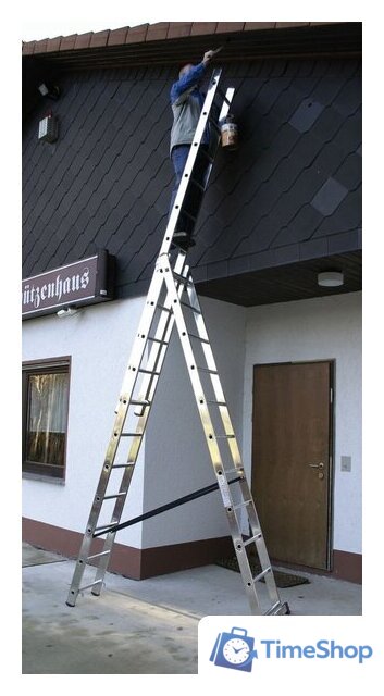 Лестница-трансформер Krause Трехсекционная универсальная лестница CARDA+ 3х11 - Изображение №7 — Интернет-магазин Time-Shop