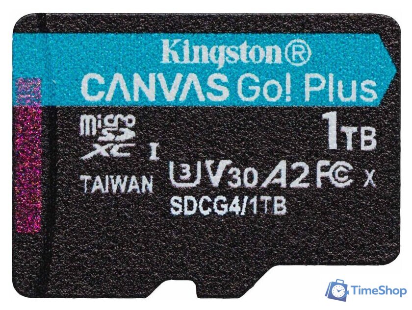 Карта памяти Kingston Canvas Go! Plus microSDXC 1TB SDCG4/1TBSP - Изображение №1 — Интернет-магазин Time-Shop
